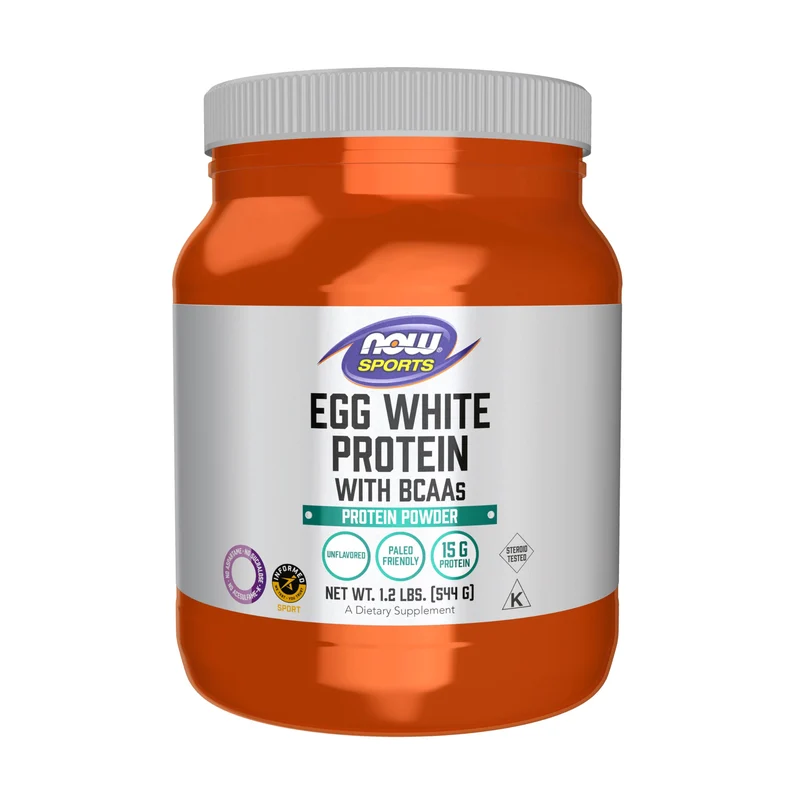 NOW Egg White Protein Powder (With BCAAs)