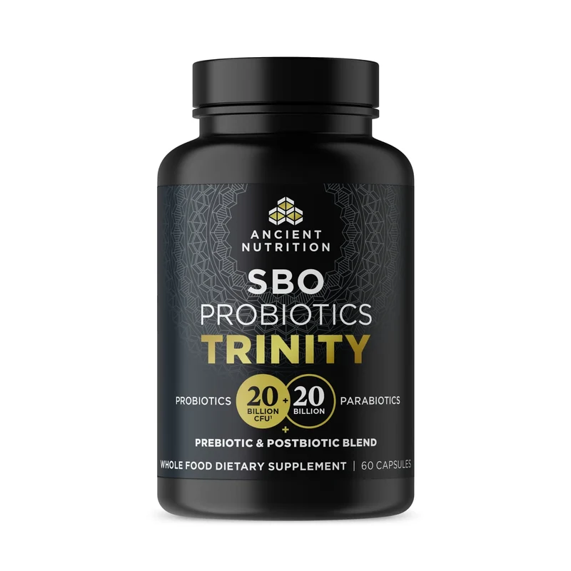 Ancient Nutrition SBO Probiotics Trinity Capsules