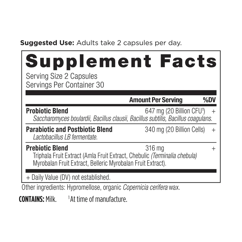 Ancient Nutrition SBO Probiotics Trinity Capsules
