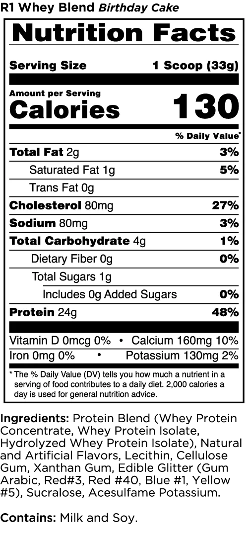 Rule 1 Whey Blend Powder