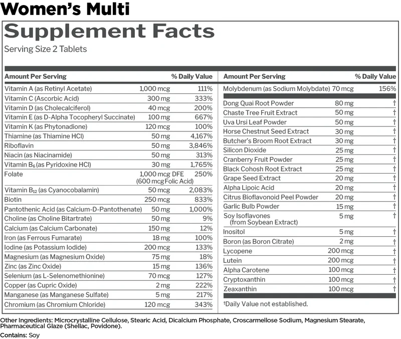 Rule 1 Train Daily Multivitamin