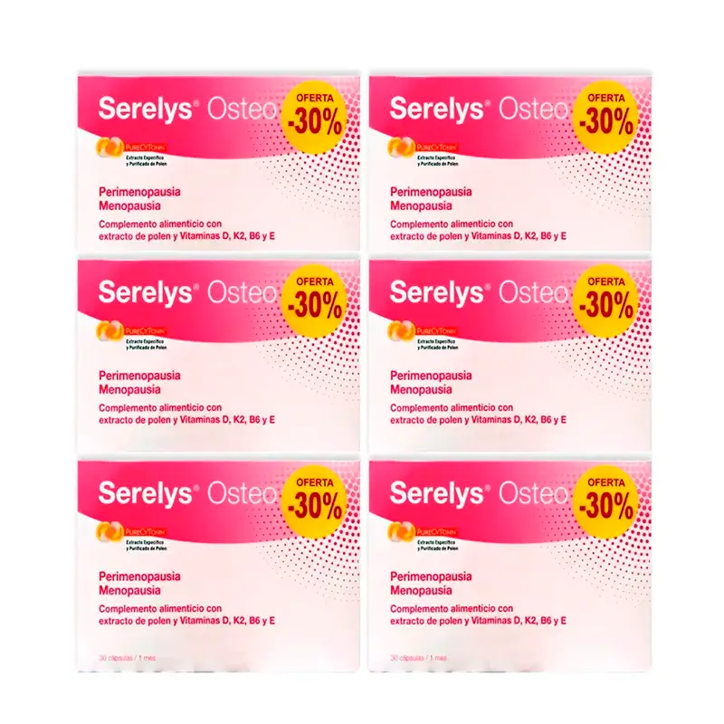 Serelys Osteo, Pack 6 x 30 capsules