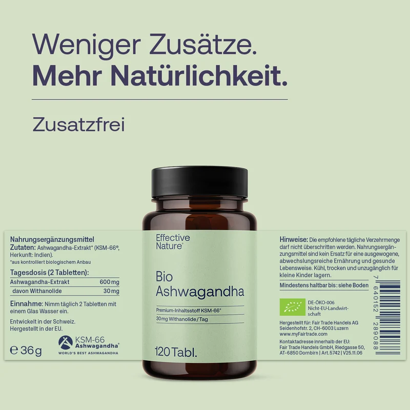 Bio Ashwagandha Extrakt KSM-66®