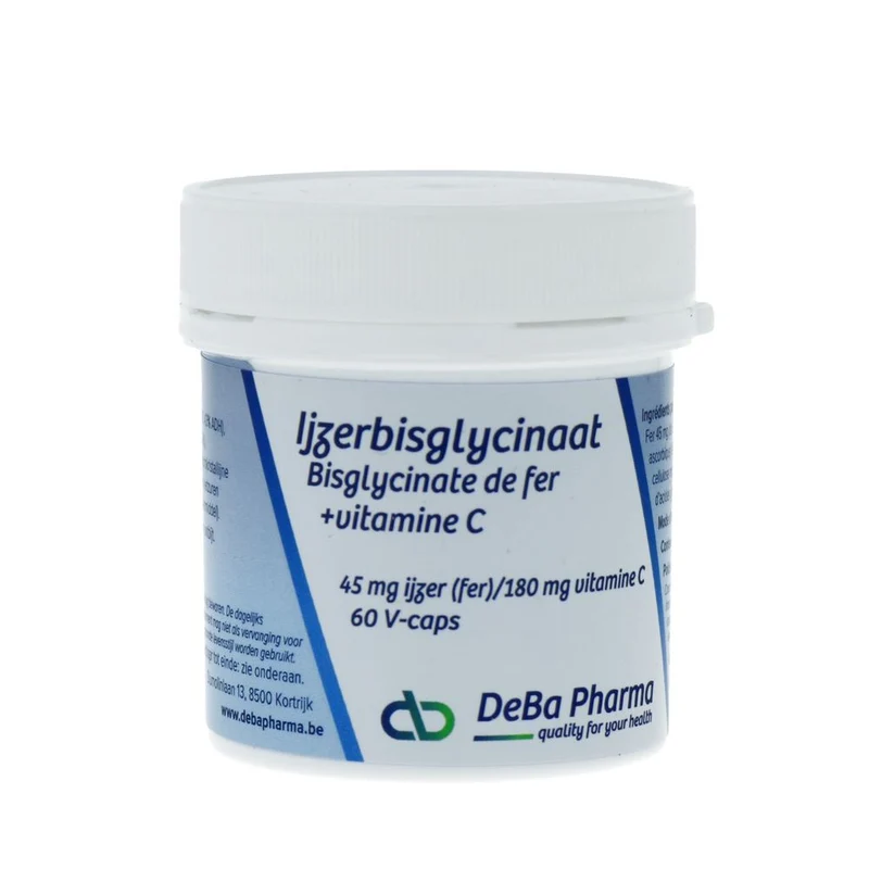 Deba Pharma IJzerbisglycinaat 60 vcaps