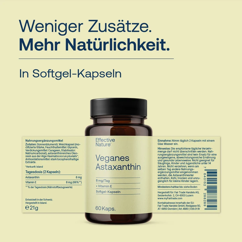 Veganes Astaxanthin