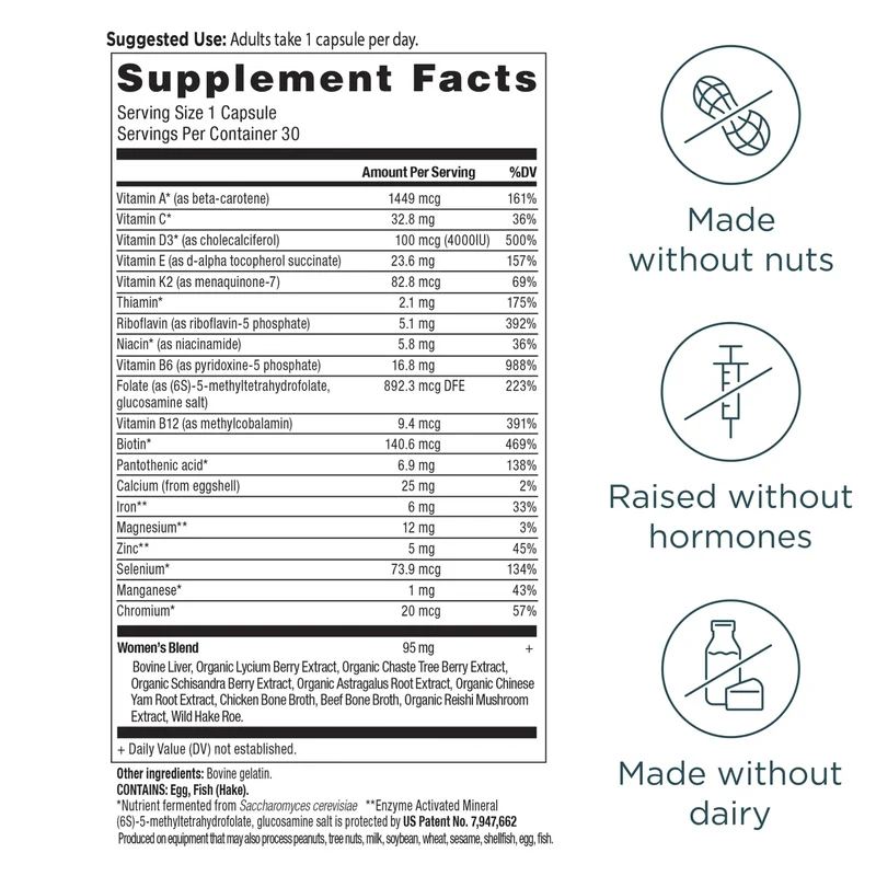 Ancient Nutrition Women's Once Daily Multivitamin