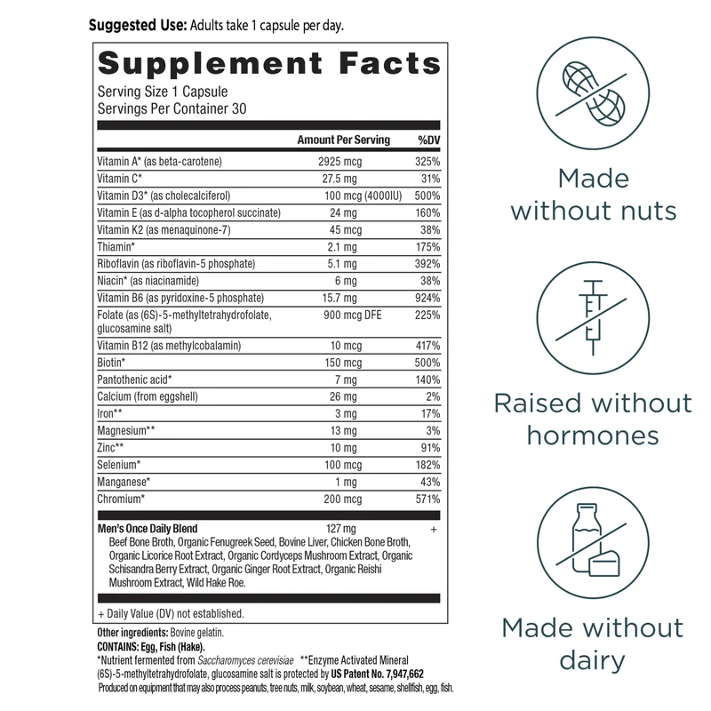 Ancient Nutrition Multivitamin Men's Once Daily