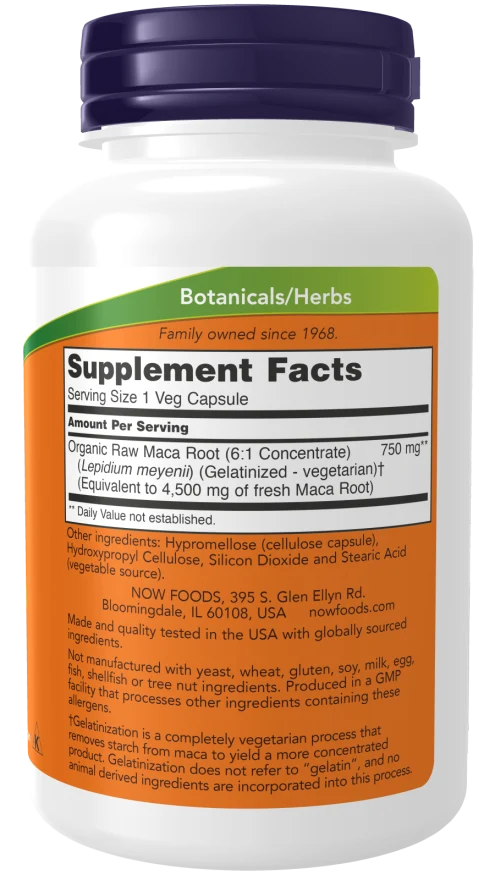 NOW Raw Maca