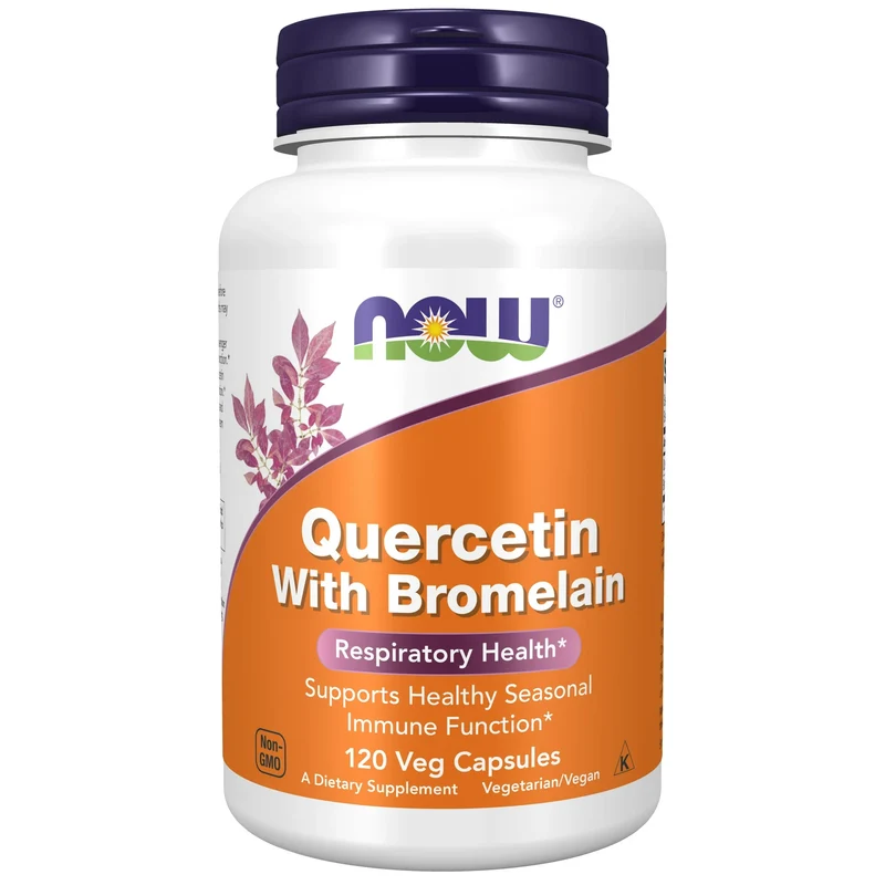 NOW Quercetin with Bromelain