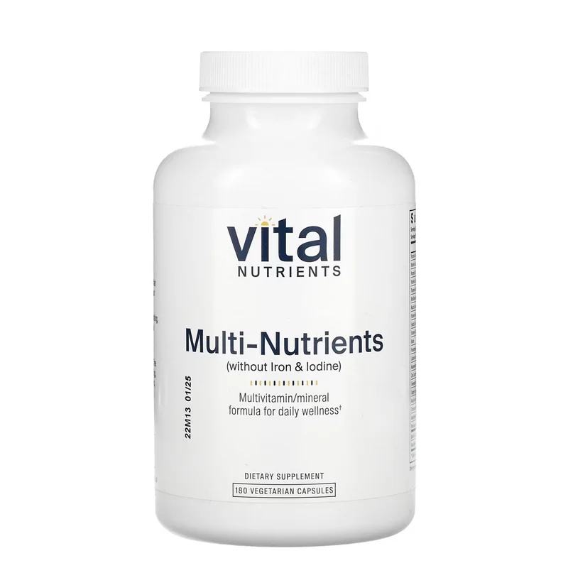 Multi-Nutrients NO Iron, NO iodine