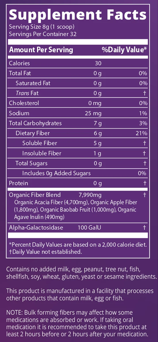 Whole Food Organic Fiber