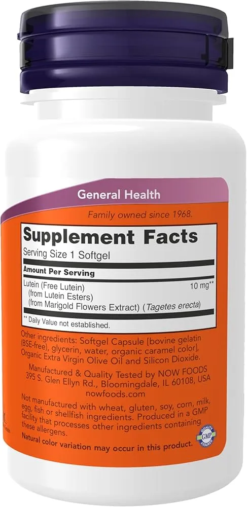 NOW Lutein Capsules