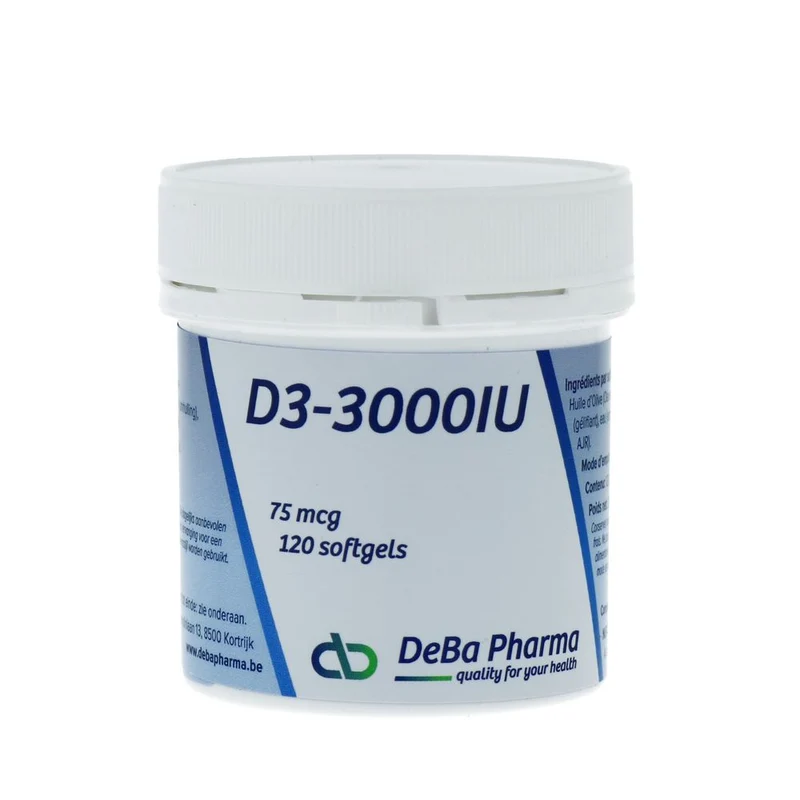 Deba Pharma D3-3000 Iu 75 Mcg 120 softgels