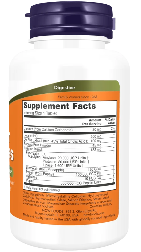 NOW Super Enzymes Tablets