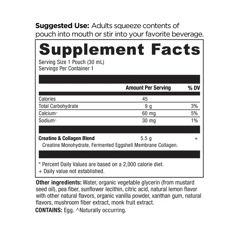 Ancient Nutrition Creatine + Collagen Gel (15 Count)
