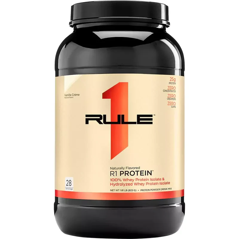 Rule 1 100% Isolate & Hydrolyzed Whey Powder