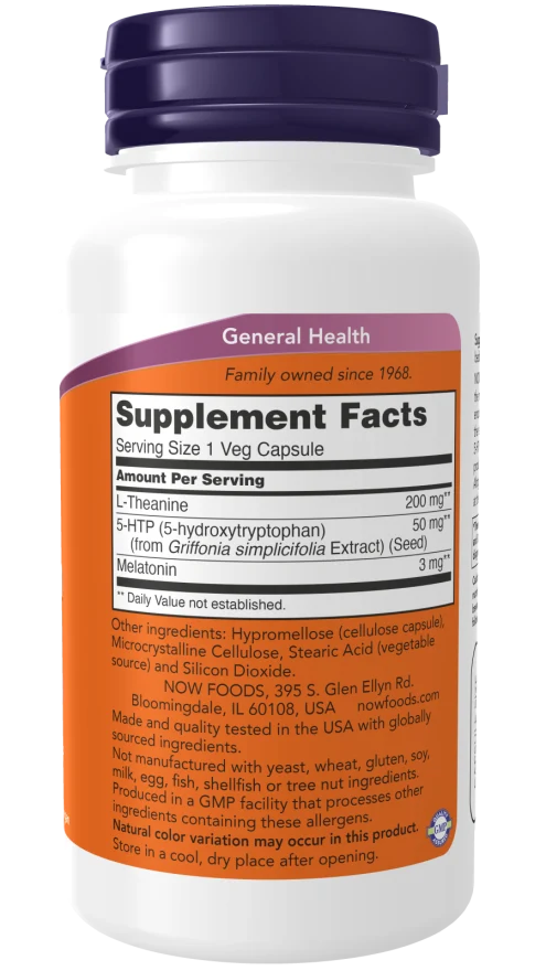 NOW Sleep Regimen 3-in-1 Capsules