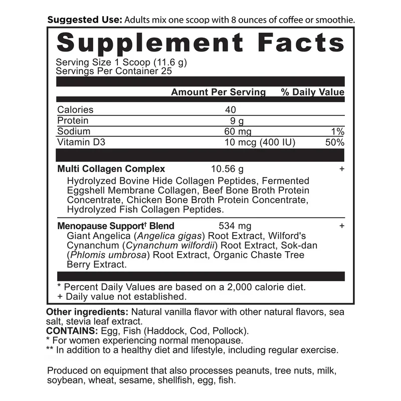 Ancient Nutrition Menopause Support + Collagen