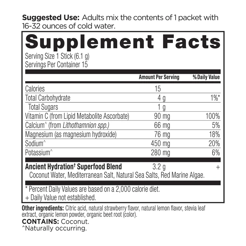 Ancient Nutrition Rapid Hydration