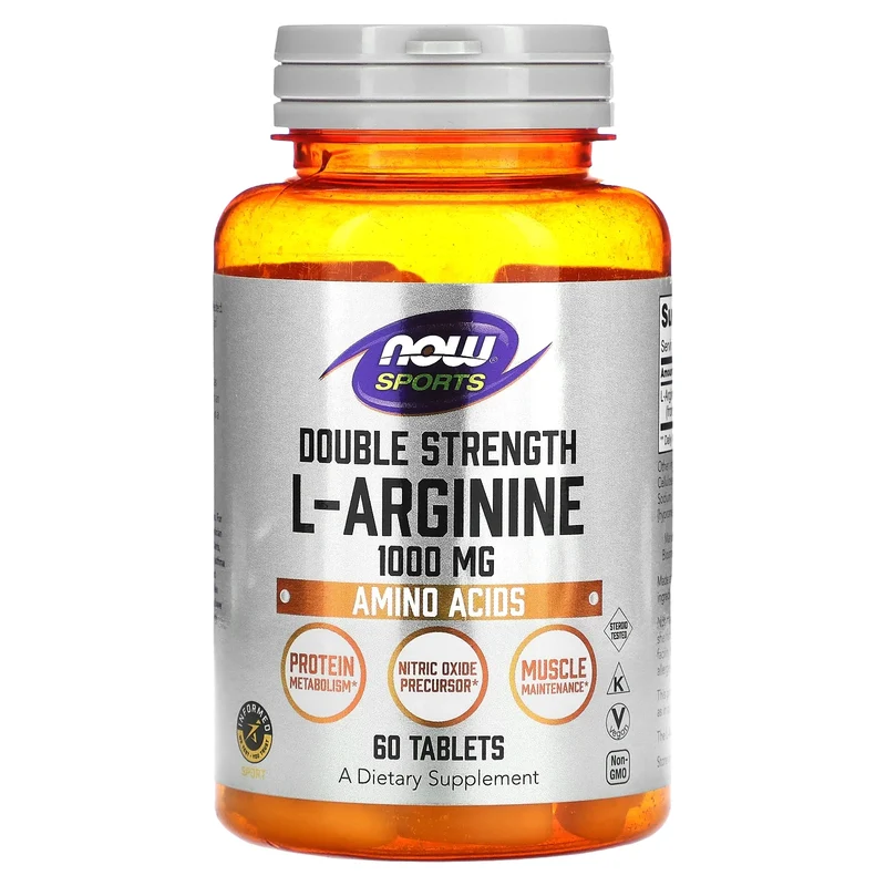NOW L-Arginine Double Strength (1000mg)