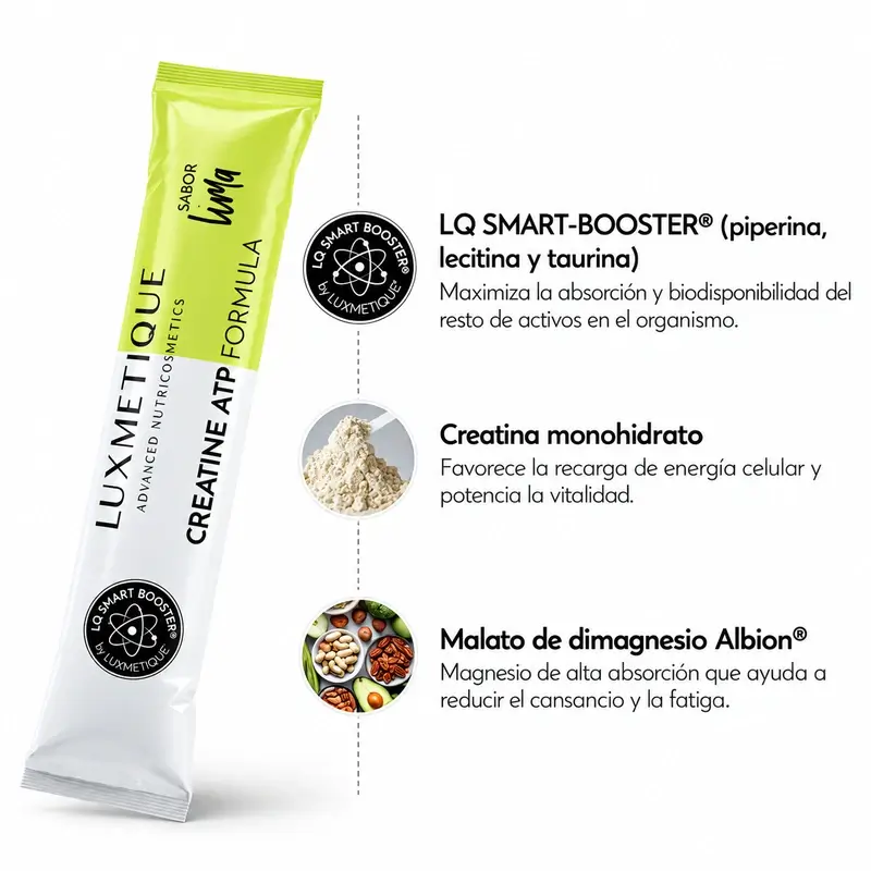 Luxmetique Creatine Atp Formula 30 sticks monodosis 6g