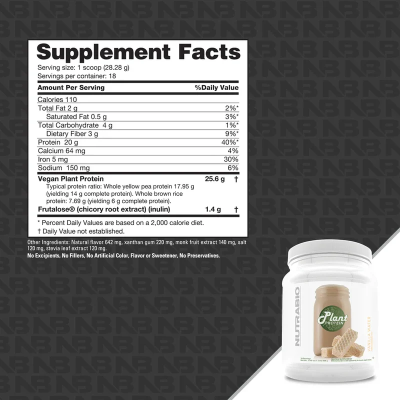 Nutrabio Plant Protein Powder