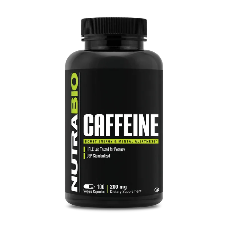 Nutrabio 100% Pure Caffeine Capsules