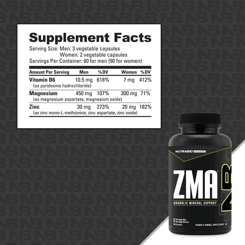 Nutrabio ZMA Capsules