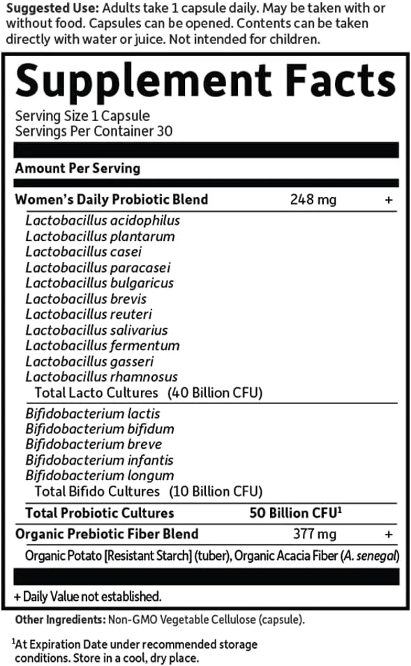 Garden of Life Once Daily Women's Probiotics