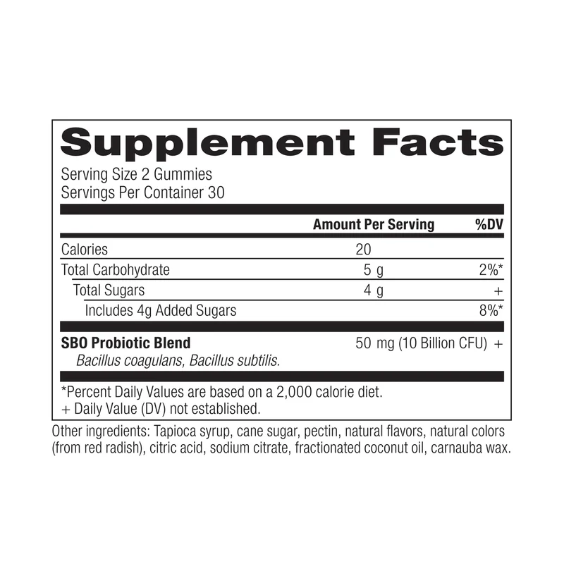 Ancient Nutrition SBO Probiotics Gummies