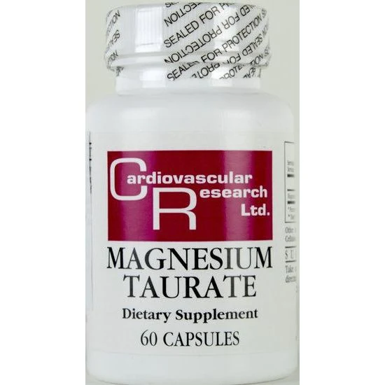 Cardivascular Research Magnesium Tauraat 125mg Capsules 60 capsules