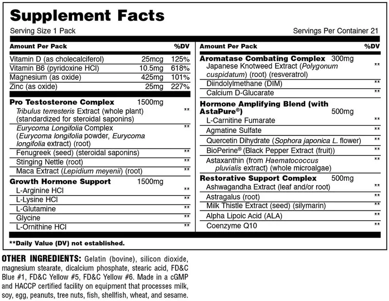 Animal Stak Hormone Booster All-In-1