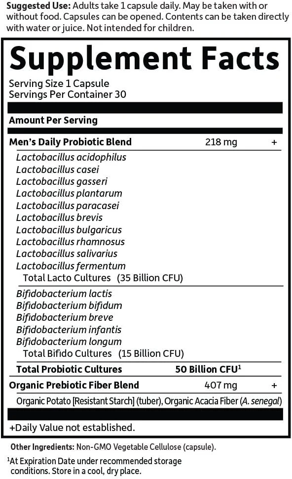 Garden of Life Once Daily Men's Probiotic