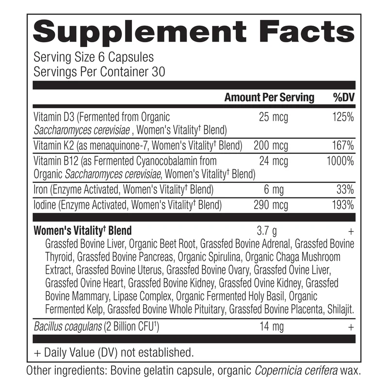 Ancient Nutrition Women's Vitality