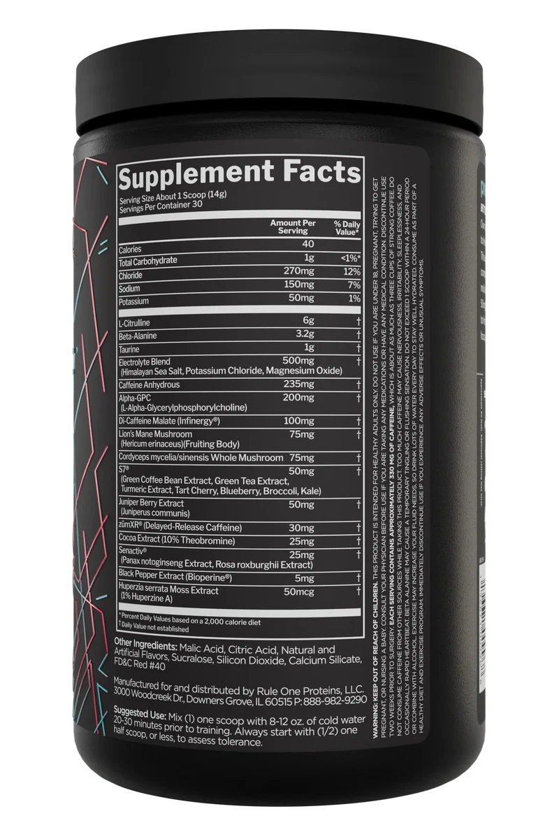 Rule 1 preLIFT Pre-Workout Powder