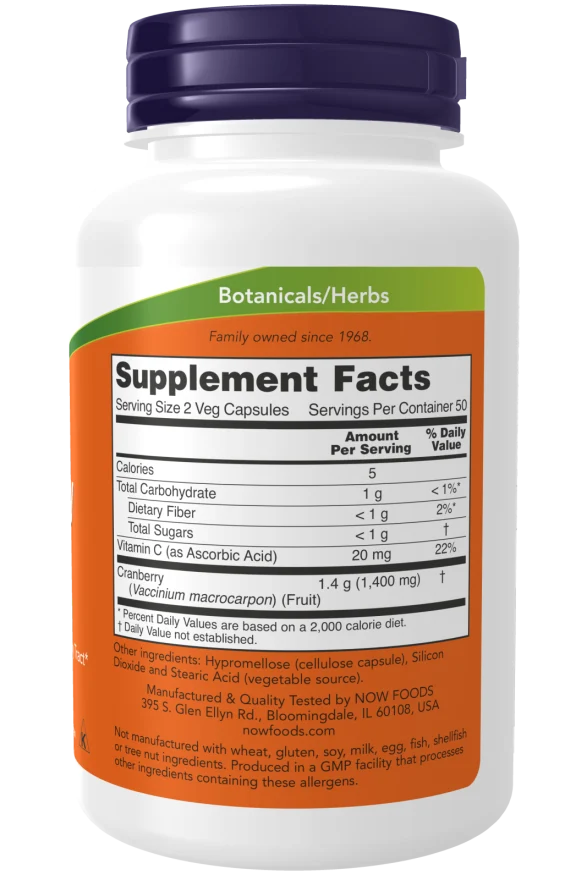 NOW Cranberry Capsules