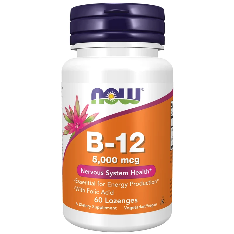 NOW Vitamin B-12 Lozenges (5,000 mcg)