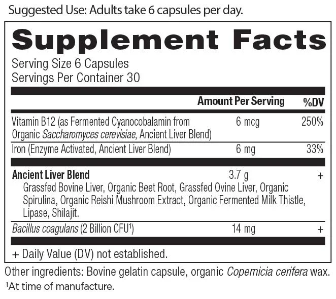 Ancient Nutrition Grass-Fed Liver
