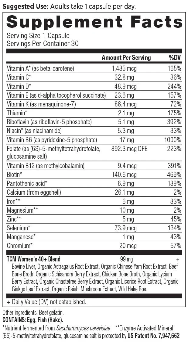 Ancient Nutrition Women's Multi 40+ Capsules