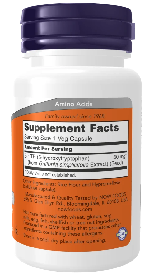 NOW 5-HTP Neurotransmitter Support Capsules
