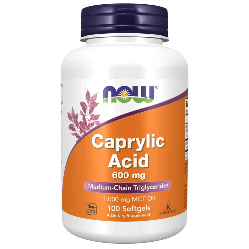NOW Caprylic Acid Softgels