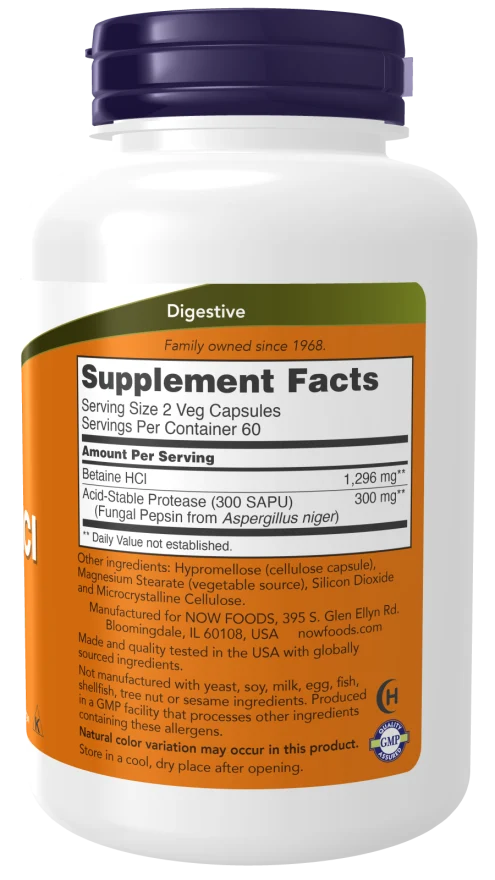 NOW Betaine HCL