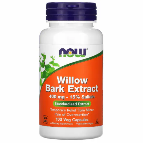 NOW Willow Bark Extract Capsules