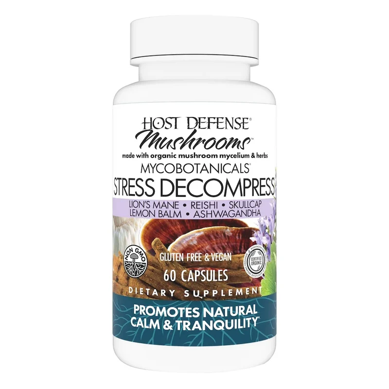 Host Defense Stress Decompress Capsules
