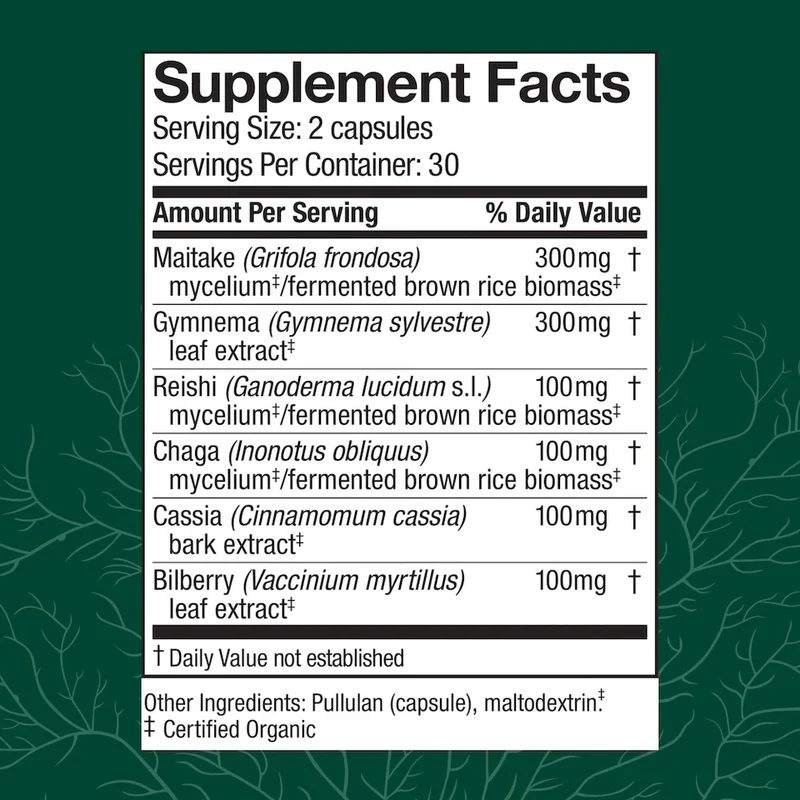Host Defense Blood Sugar Capsules