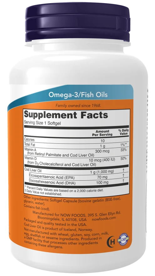 NOW Cod Liver Oil