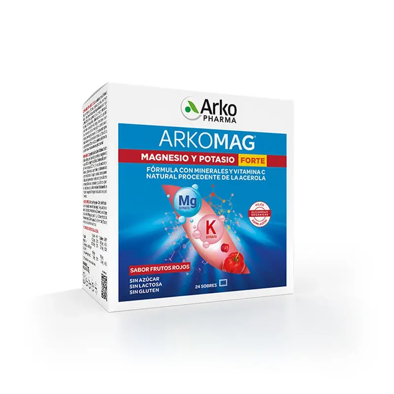 Arkomag Magnesio Y Potasio Forte, 24 unidades