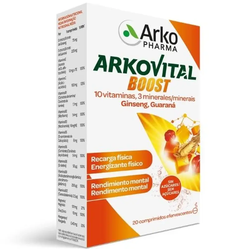 Arkovital Boost Efervescentes, 20 unidades