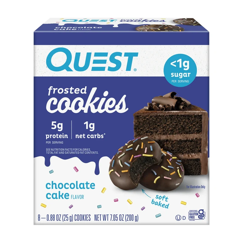 Quest Frosted Protein Cookies, Soft Baked, Low Sugar