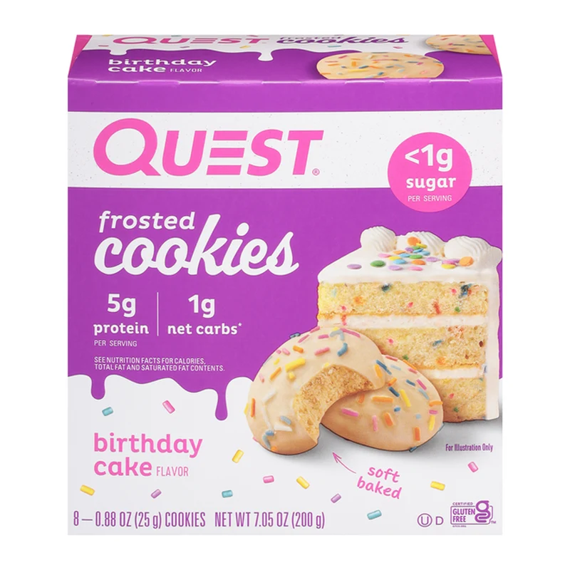 Quest Frosted Protein Cookies, Soft Baked, Low Sugar